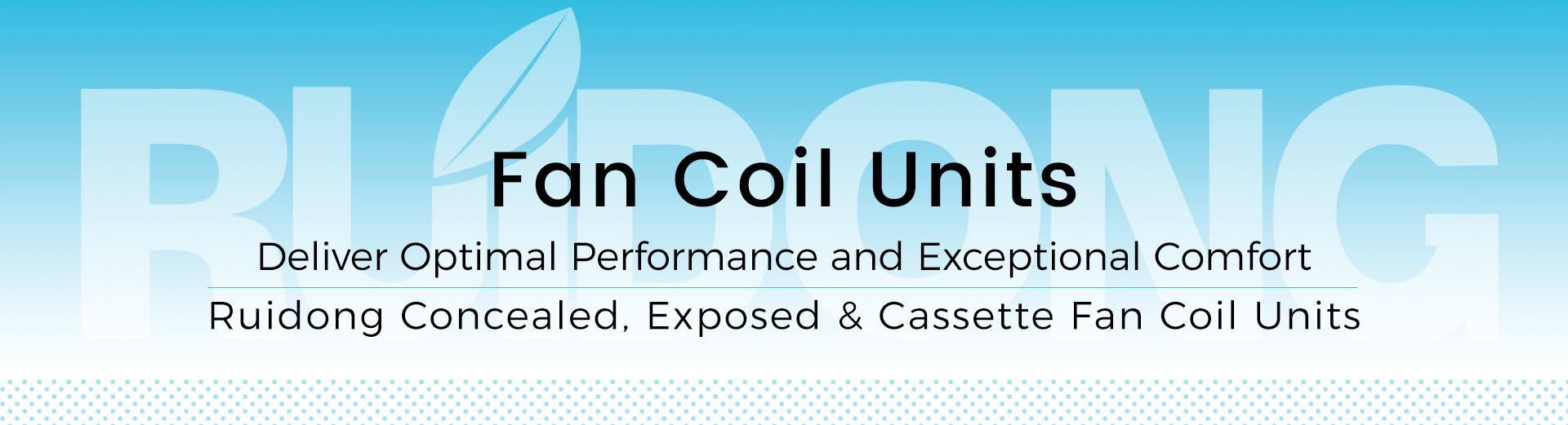 Fan coil unit-领动-专题页-横幅