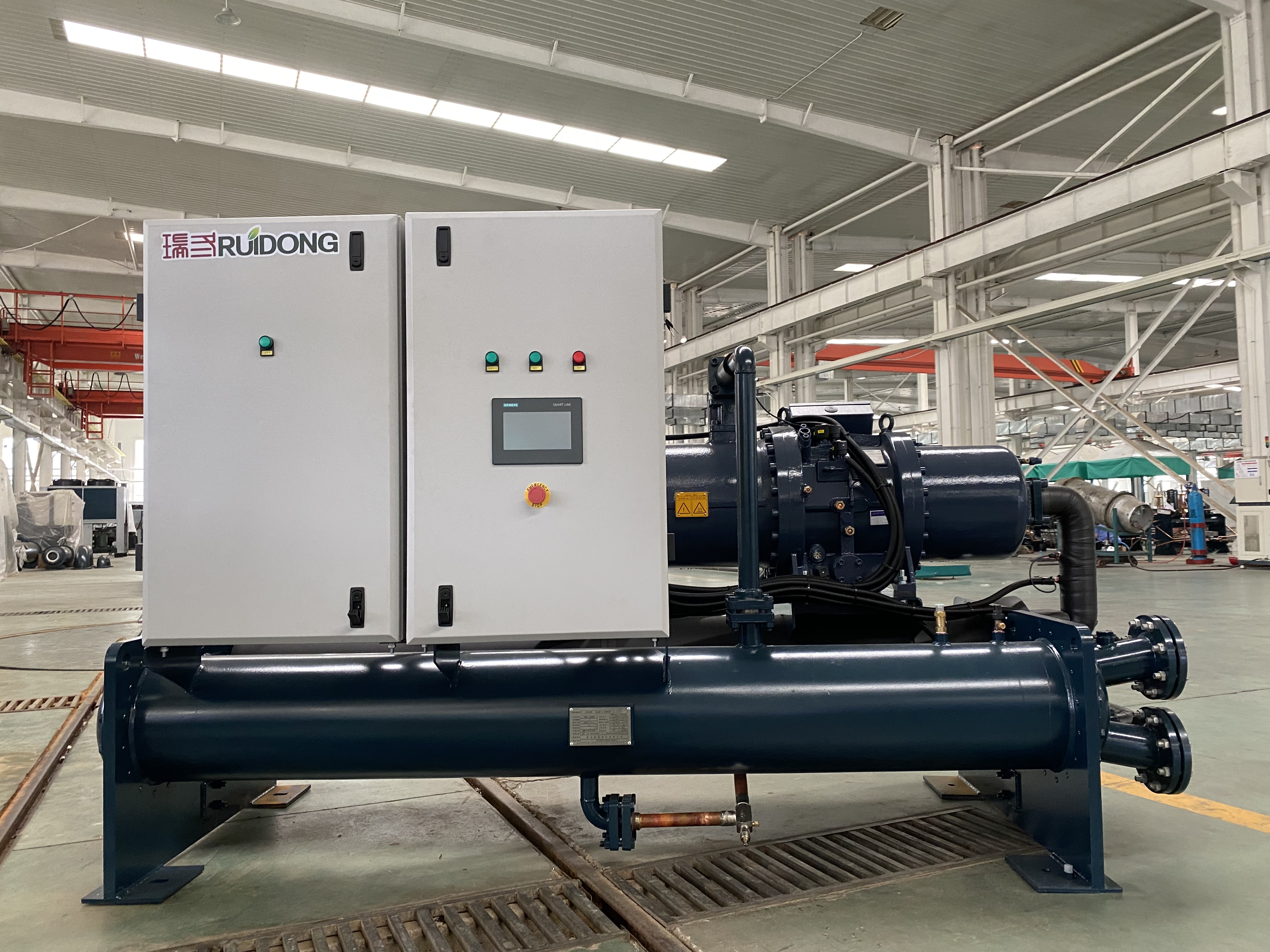Industrial Water Cooled Screw Water Chiller With Single Compressor, 200kw-1500kw