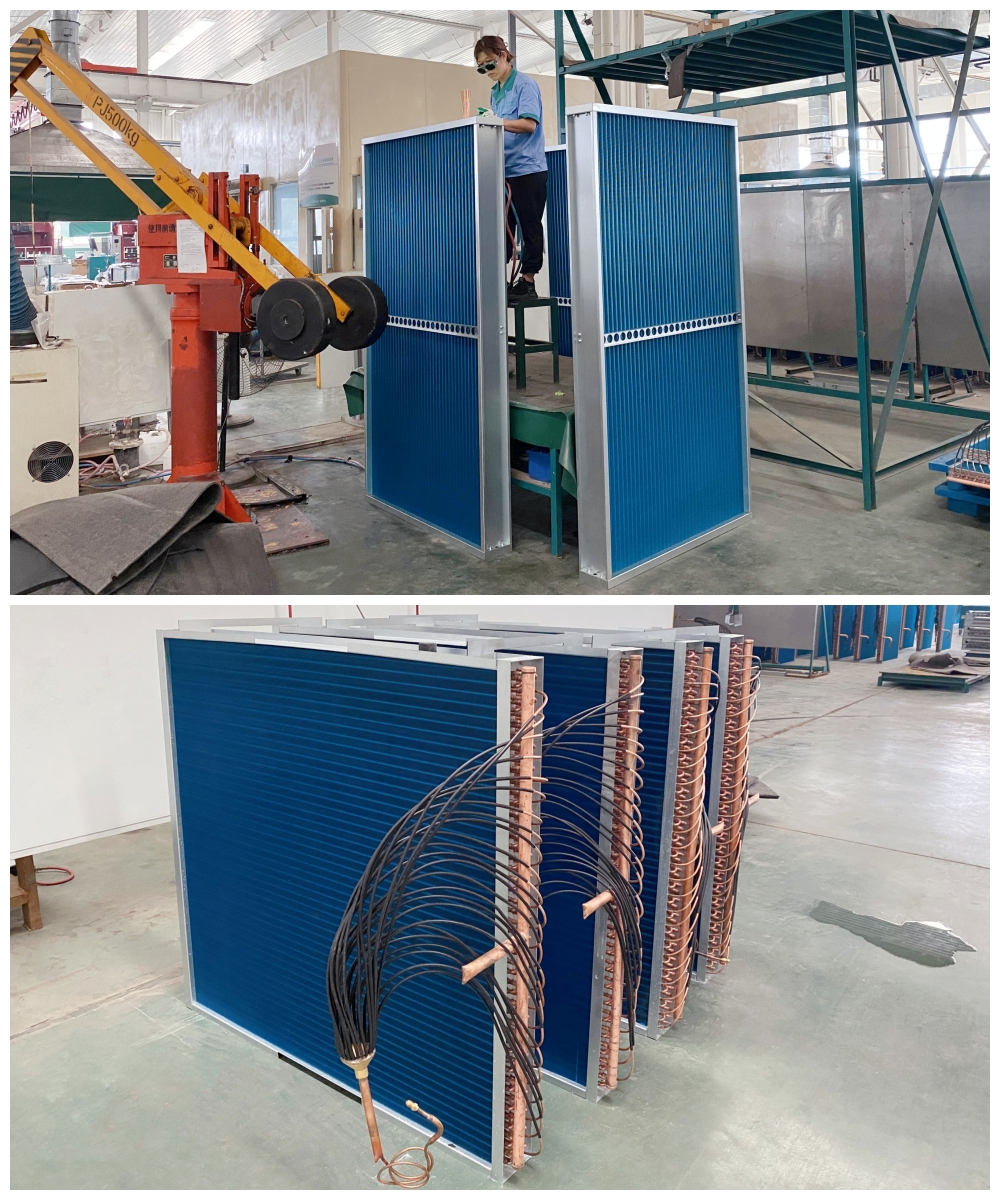Figure 6 Shell and tube condenser evaporator production line