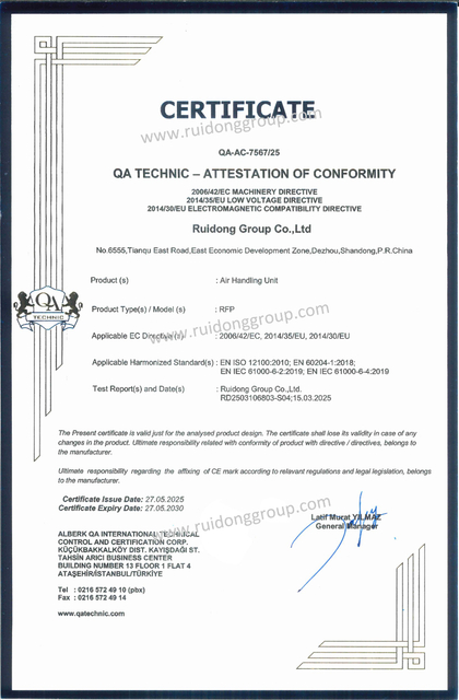 4-Ruidong_Air Handling Unit_CE