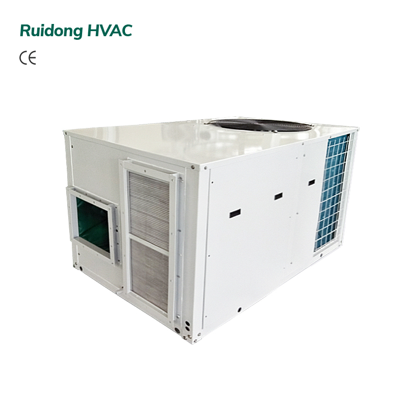 28kw 35kW 50kw Commercial Air Conditioner Rooftop Packaged Unit with Horizontal Supply