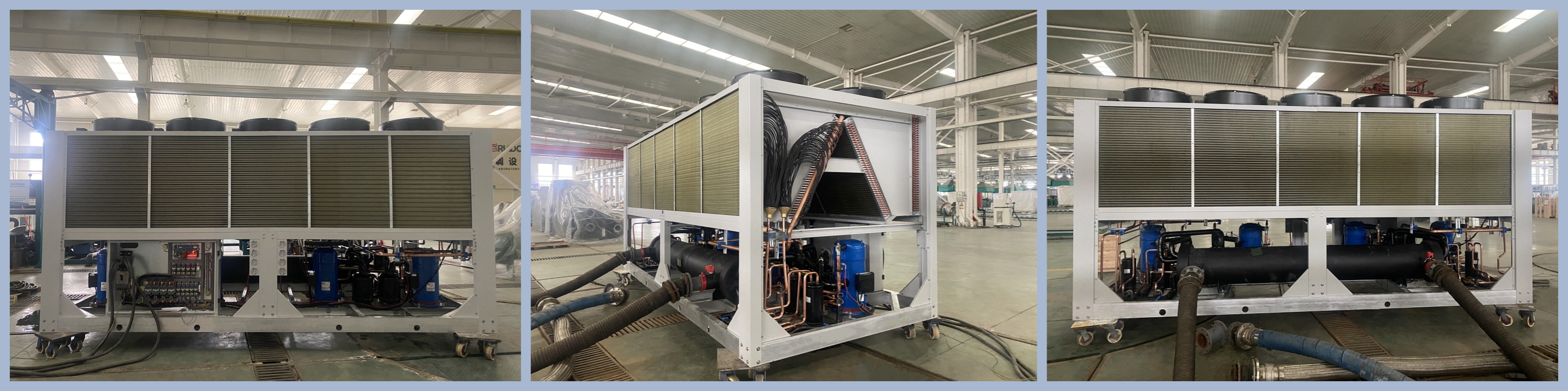4-Air-cooled scroll chiller under test
